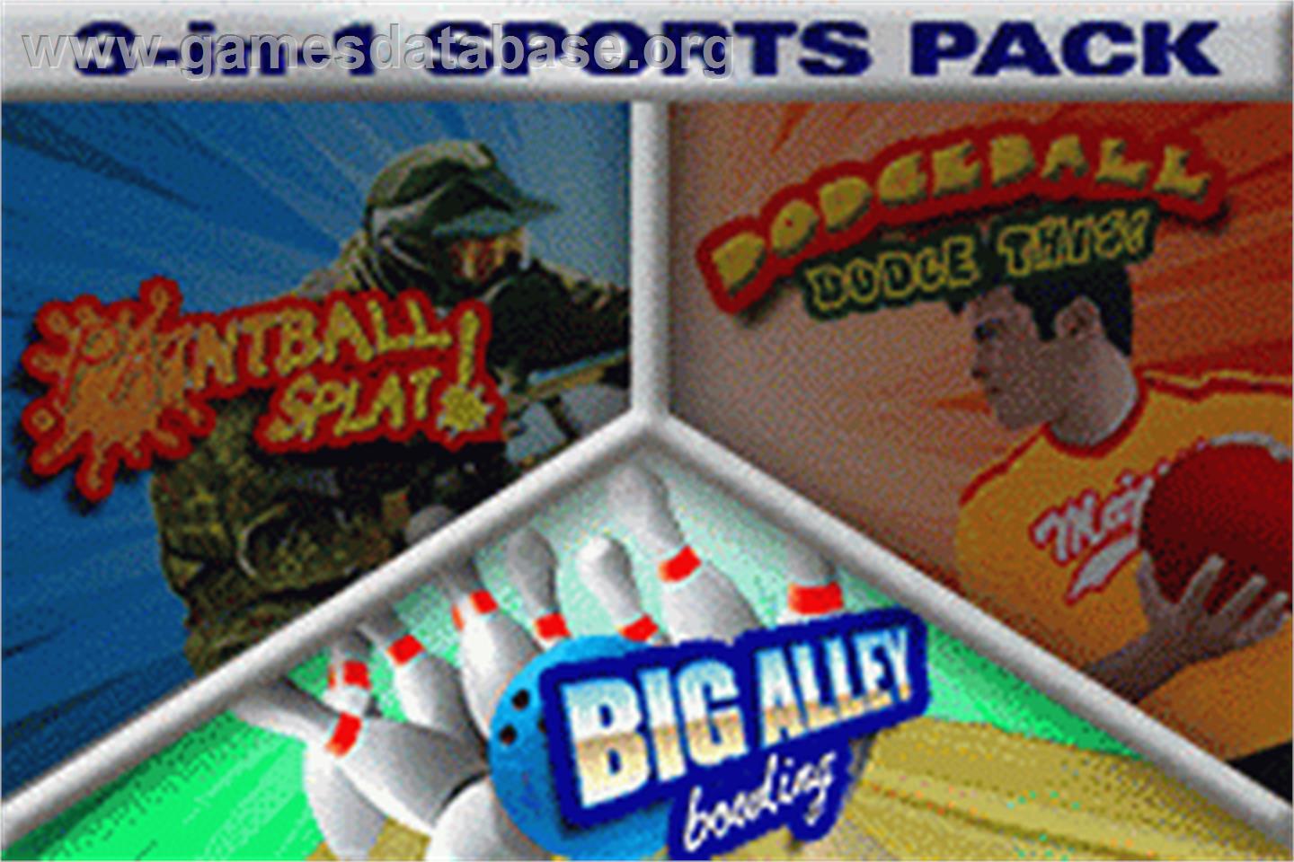 Majesco's Sports Pack - Nintendo Game Boy Advance - Artwork - Title Screen