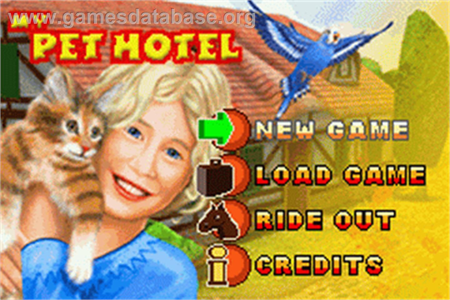 Meine Tierpension - Nintendo Game Boy Advance - Artwork - Title Screen