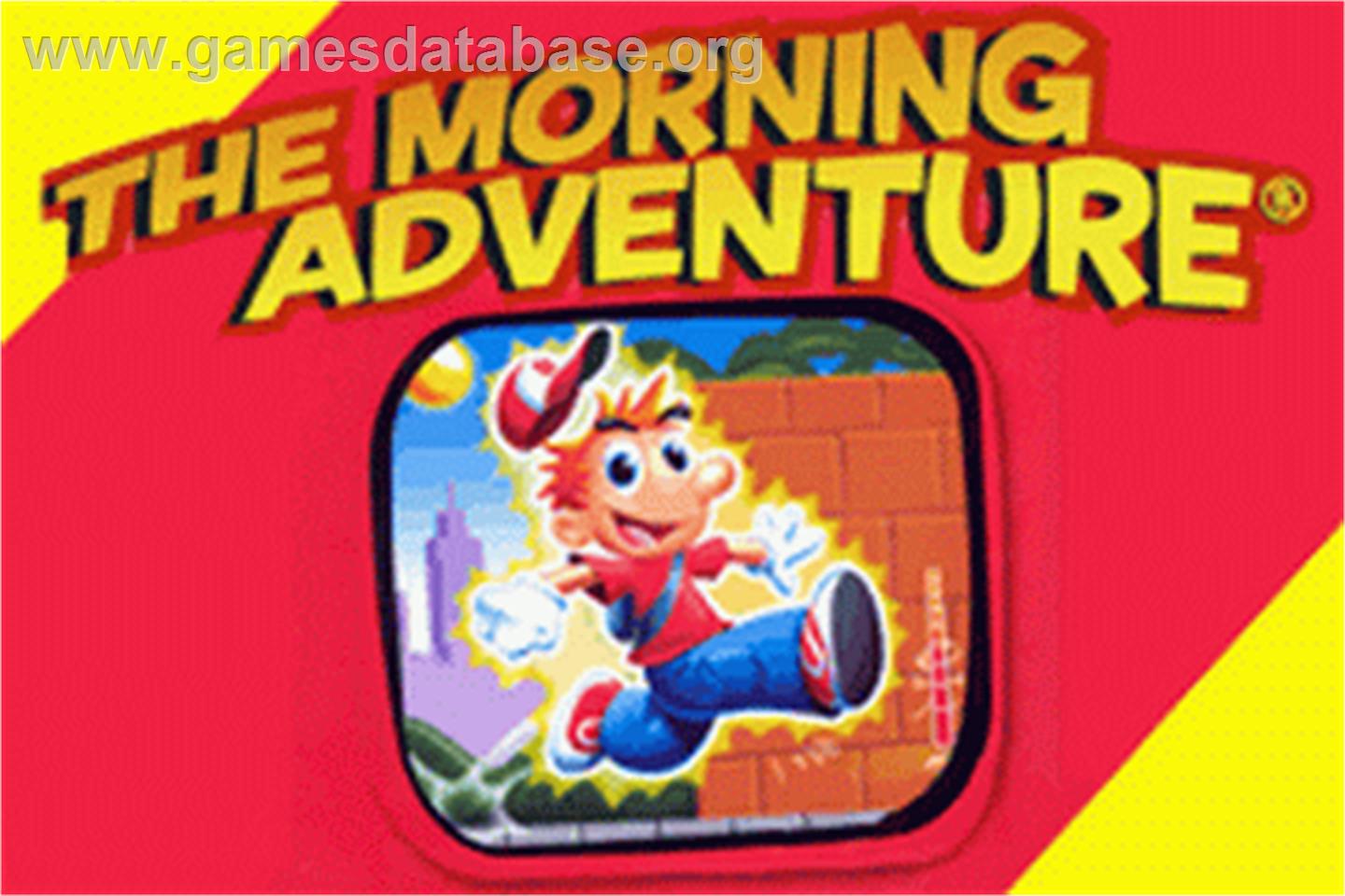 Morning Adventure, The - Nintendo Game Boy Advance - Artwork - Title Screen