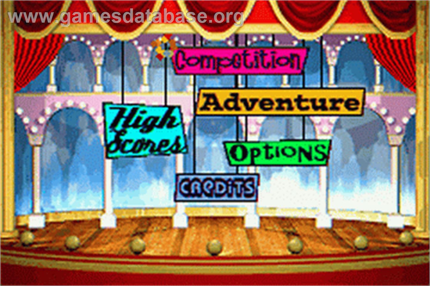 Muppet Pinball Mayhem - Nintendo Game Boy Advance - Artwork - Title Screen