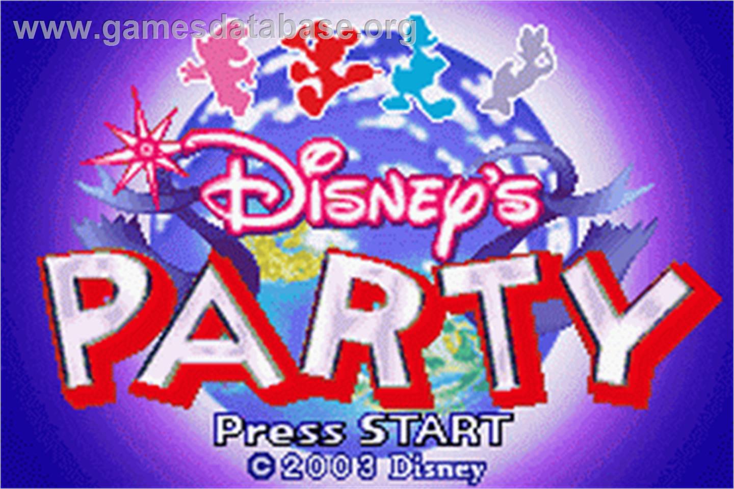 Party - Nintendo Game Boy Advance - Artwork - Title Screen