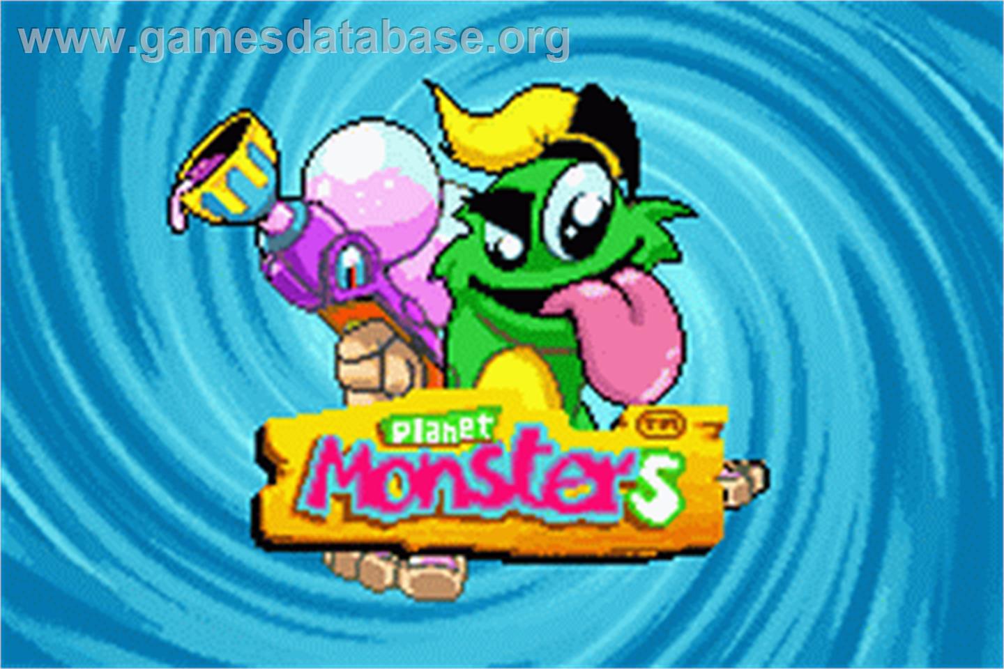 Planet Monsters - Nintendo Game Boy Advance - Artwork - Title Screen