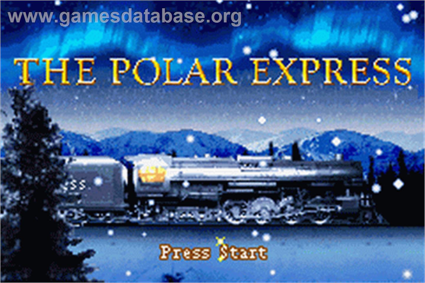 Polar Express, The - Nintendo Game Boy Advance - Artwork - Title Screen