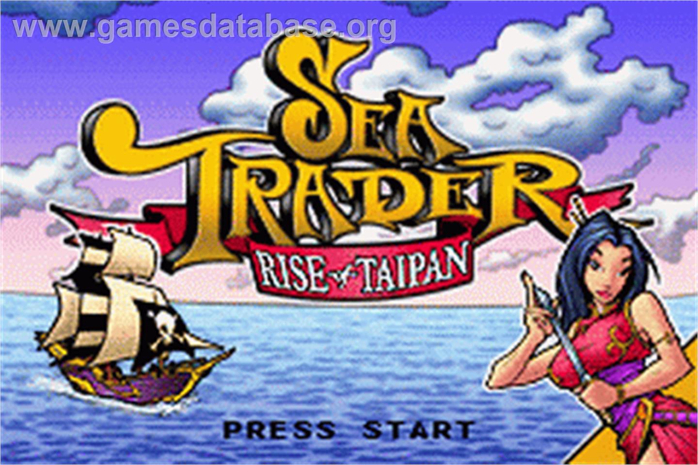 Sea Trader: Rise of Taipan - Nintendo Game Boy Advance - Artwork - Title Screen