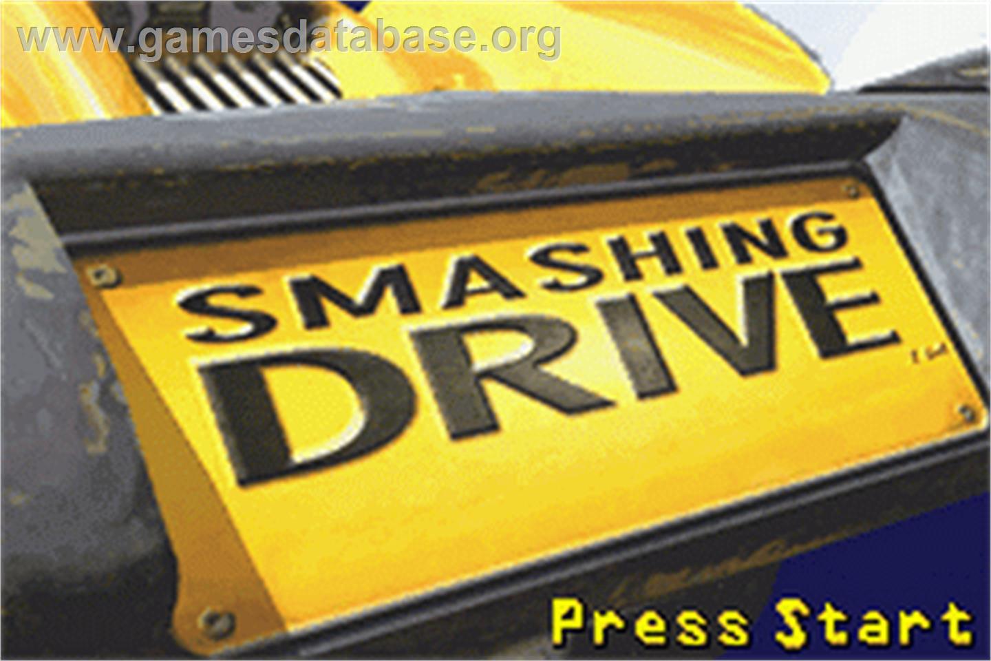 Smashing Drive - Nintendo Game Boy Advance - Artwork - Title Screen