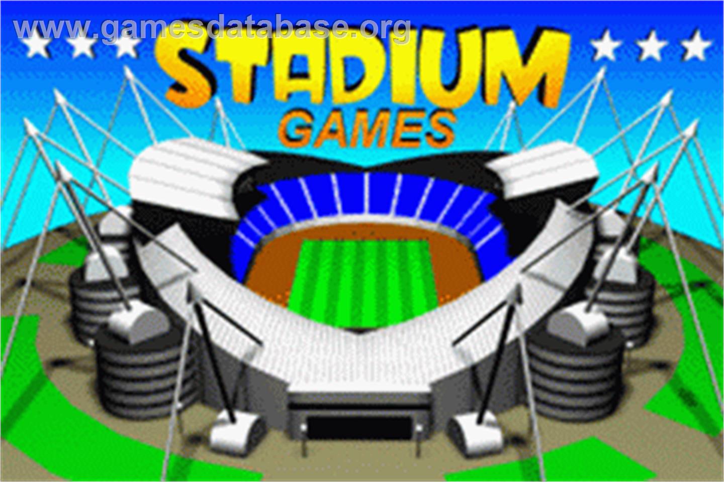 Stadium Games - Nintendo Game Boy Advance - Artwork - Title Screen