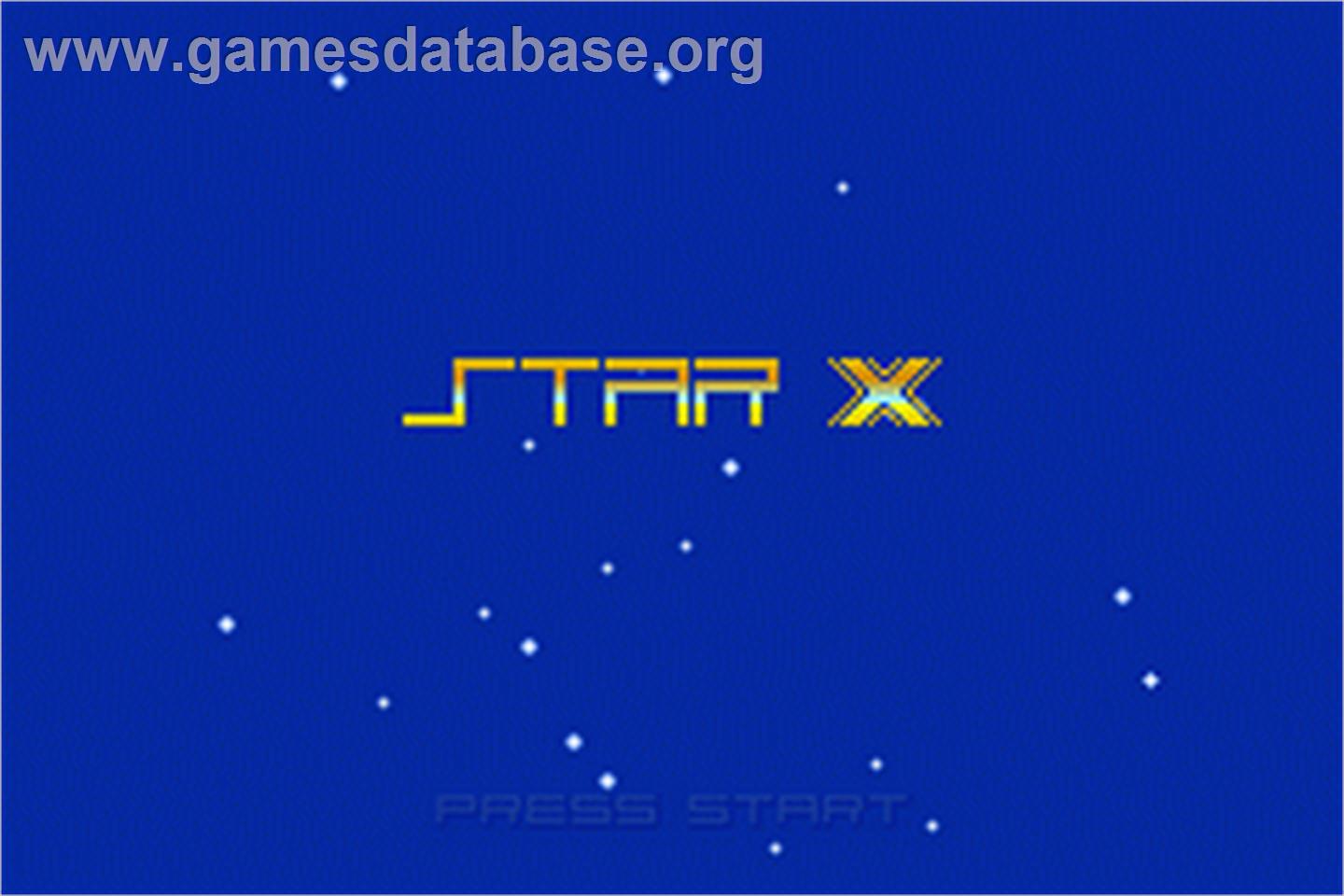 Star X - Nintendo Game Boy Advance - Artwork - Title Screen