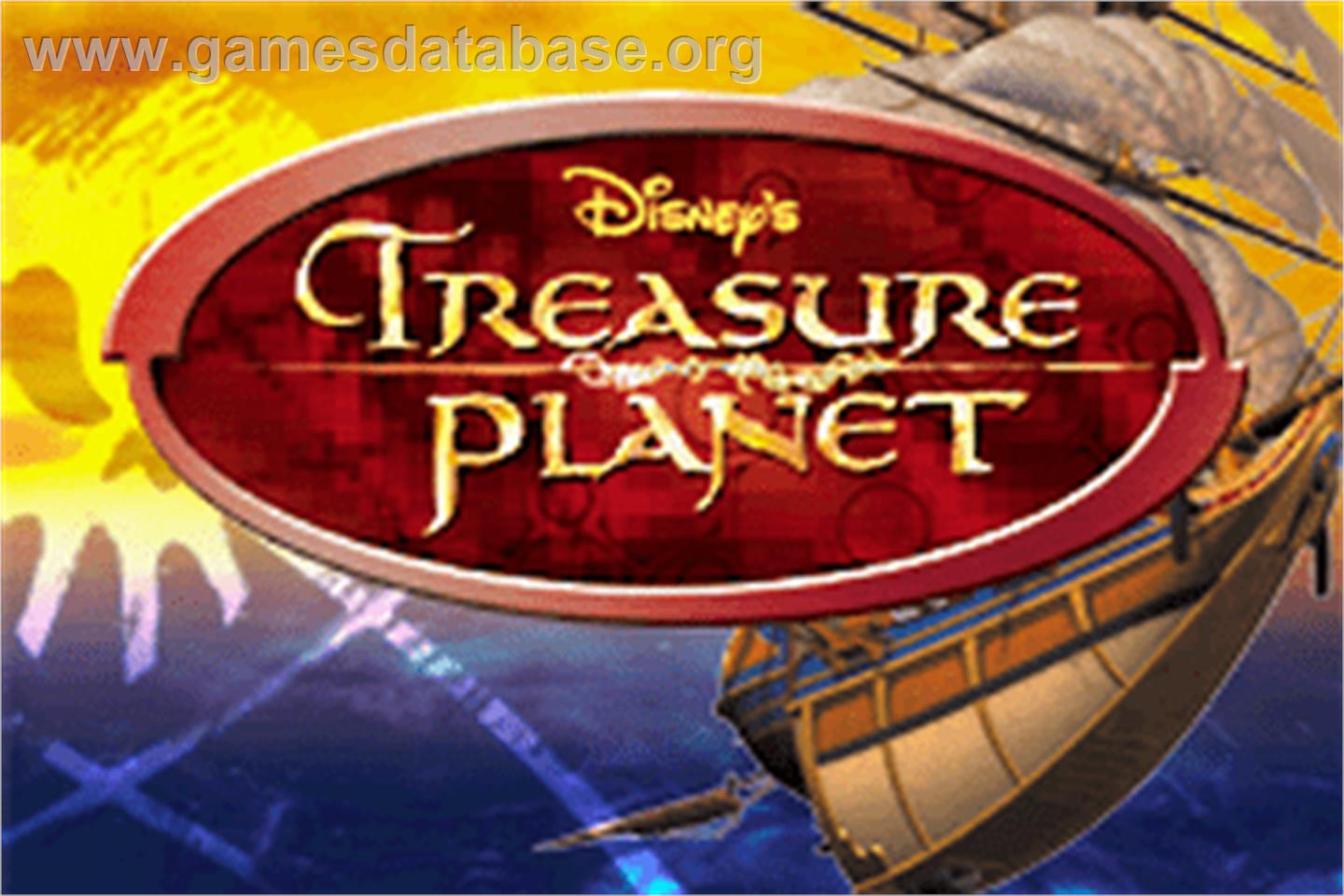 Treasure Planet - Nintendo Game Boy Advance - Artwork - Title Screen
