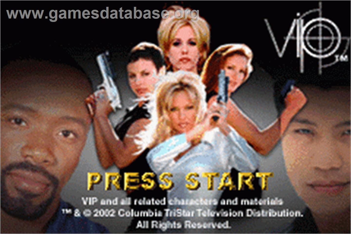 Vip - Nintendo Game Boy Advance - Artwork - Title Screen