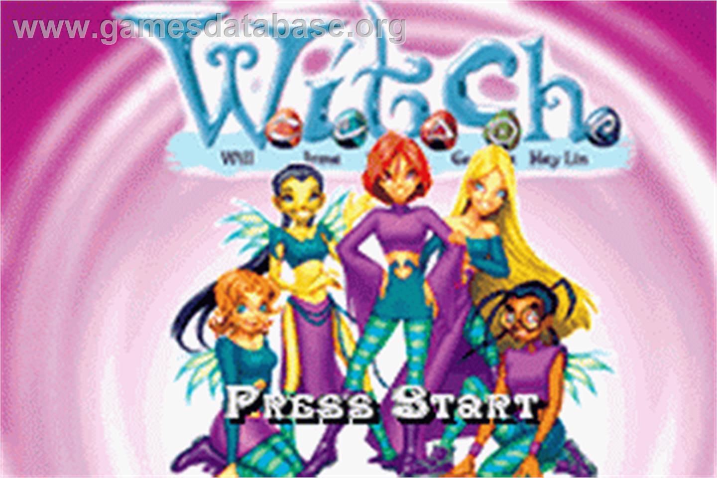 W.I.T.C.H. - Nintendo Game Boy Advance - Artwork - Title Screen