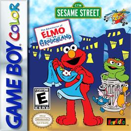 Box cover for Adventures Of Elmo In Grouchland, The on the Nintendo Game Boy Color.