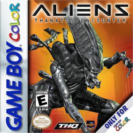 Box cover for Aliens - Thanatos Encounter on the Nintendo Game Boy Color.