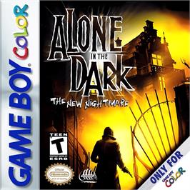 Box cover for Alone In The Dark - The New Nightmare on the Nintendo Game Boy Color.