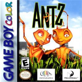 Box cover for Antz on the Nintendo Game Boy Color.
