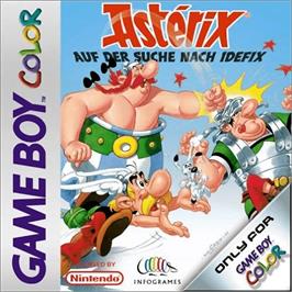 Box cover for Asterix: Search for Dogmatix on the Nintendo Game Boy Color.