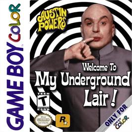 Box cover for Austin Powers: Welcome to My Underground Lair on the Nintendo Game Boy Color.