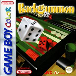 Box cover for Backgammon on the Nintendo Game Boy Color.