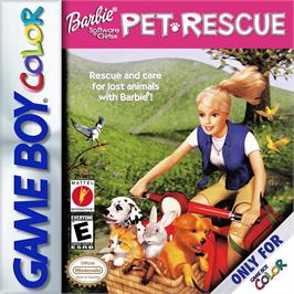 Box cover for Barbie - Pet Rescue on the Nintendo Game Boy Color.