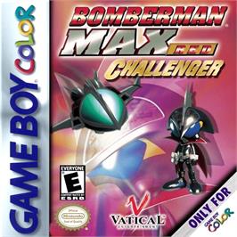 Box cover for Bomberman Max: Red Challenger Edition on the Nintendo Game Boy Color.