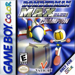 Box cover for Bomberman Max - Blue Champion on the Nintendo Game Boy Color.