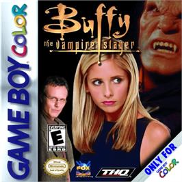 Box cover for Buffy the Vampire Slayer on the Nintendo Game Boy Color.