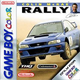 Box cover for Colin Mcrae Rally on the Nintendo Game Boy Color.