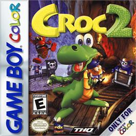 Box cover for Croc 2 on the Nintendo Game Boy Color.