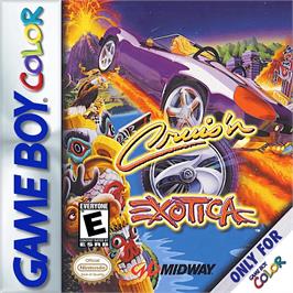 Box cover for Cruis'n Exotica on the Nintendo Game Boy Color.