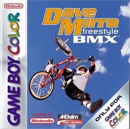 Box cover for Dave Mirra Freestyle BMX on the Nintendo Game Boy Color.