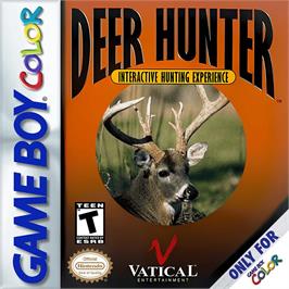 Box cover for Deer Hunter on the Nintendo Game Boy Color.