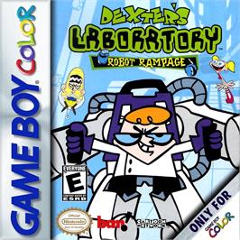 Box cover for Dexter's Laboratory - Robot Rampage on the Nintendo Game Boy Color.