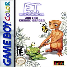 Box cover for E.t. And The Cosmic Garden on the Nintendo Game Boy Color.