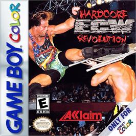Box cover for Ecw Hardcore Revolution on the Nintendo Game Boy Color.