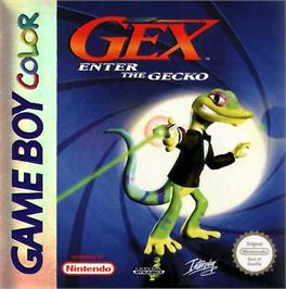 Box cover for Gex: Enter the Gecko on the Nintendo Game Boy Color.