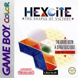 Box cover for Hexcite: The Shapes of Victory on the Nintendo Game Boy Color.