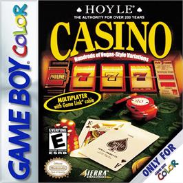 Box cover for Hoyle Casino on the Nintendo Game Boy Color.