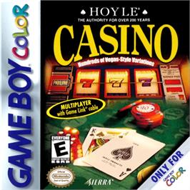 Box cover for Hoyle Casino on the Nintendo Game Boy Color.
