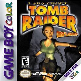 Box cover for Lara Croft Tomb Raider: Curse of the Sword on the Nintendo Game Boy Color.
