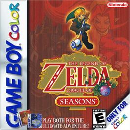 Box cover for Legend Of Zelda - Oracle Of Seasons, The on the Nintendo Game Boy Color.