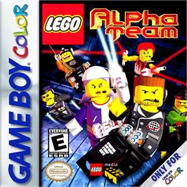 Box cover for Lego Alpha Team on the Nintendo Game Boy Color.