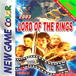 Box cover for Lord of the Rings, The - The Fellowship of the Ring on the Nintendo Game Boy Color.