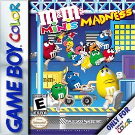 Box cover for M And M's Minis Madness on the Nintendo Game Boy Color.