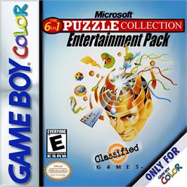 Box cover for Microsoft - The 6 In 1 Puzzle Collection Entertainment Pack on the Nintendo Game Boy Color.
