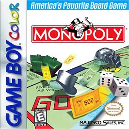 Box cover for Monopoly on the Nintendo Game Boy Color.