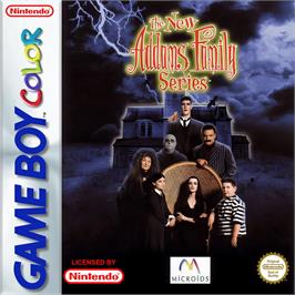 Box cover for New Addams Family Series, The on the Nintendo Game Boy Color.