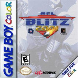 Box cover for Nfl Blitz 2001 on the Nintendo Game Boy Color.