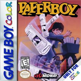 Box cover for Paperboy on the Nintendo Game Boy Color.