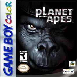 Box cover for Planet Of The Apes on the Nintendo Game Boy Color.