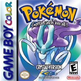 Box cover for Pokemon: Crystal Version on the Nintendo Game Boy Color.