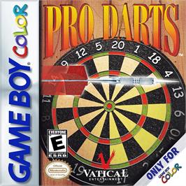 Box cover for Pro Darts on the Nintendo Game Boy Color.